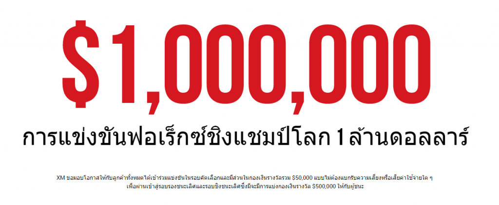 โบนัสและโปรโมชั่น โบรคเกอร์ XM forex